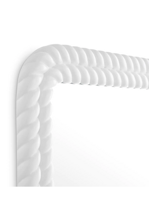 White Handcarved Mirror | Eichholtz Viviana | Oroa.com