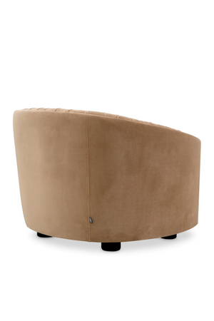Brown Pleated Lounge Chair | Eichholtz Jameson | Oroa.com