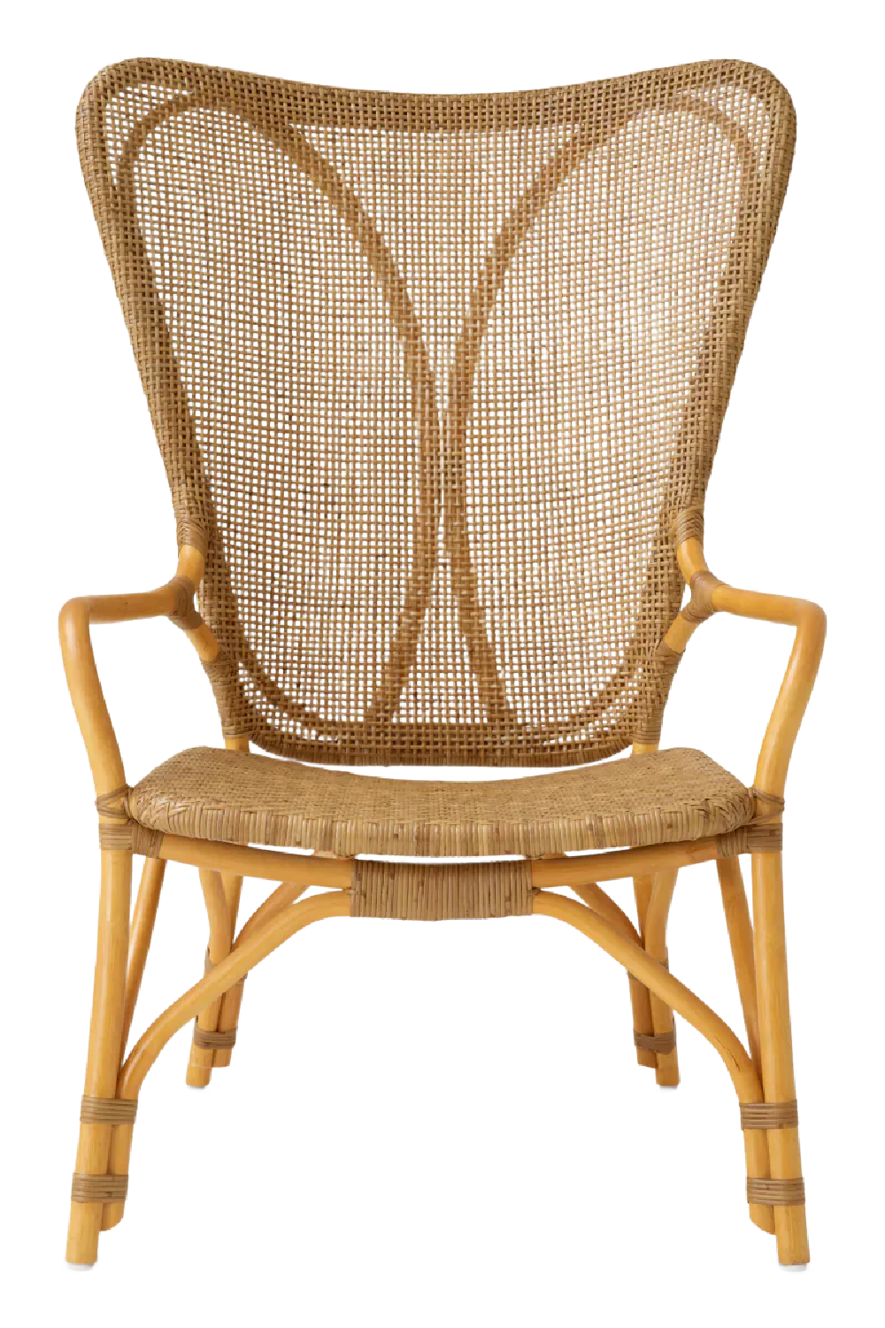 High-Back Rattan Lounge Chair | Eichholtz Colony | Oroa.com