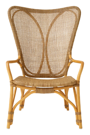 High-Back Rattan Lounge Chair | Eichholtz Colony | Oroa.com