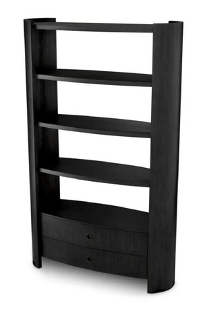 Black Oak 2-Drawer Shelf Cabinet | Eichholtz Splendora | Oroa.com