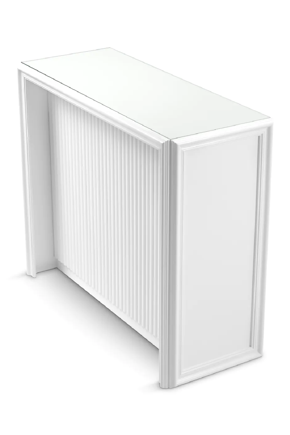 White Ribbed Bar Cabinet | Eichholtz Roland | Oroa.com