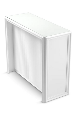 White Ribbed Bar Cabinet | Eichholtz Roland | Oroa.com