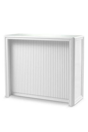 White Ribbed Bar Cabinet | Eichholtz Roland | Oroa.com