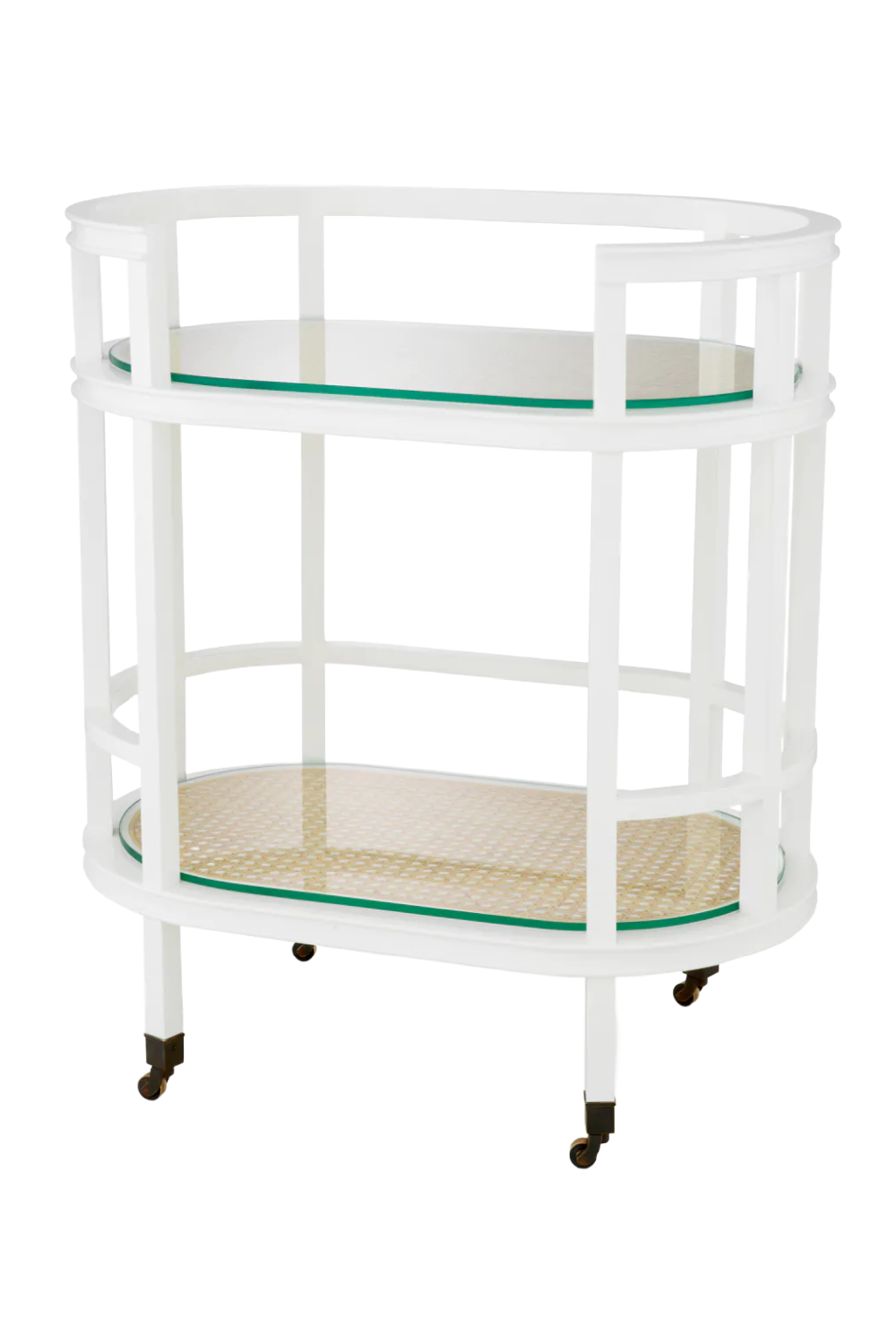 Natural Cane Oblong Trolley | Eichholtz Bahamas | Oroa.com