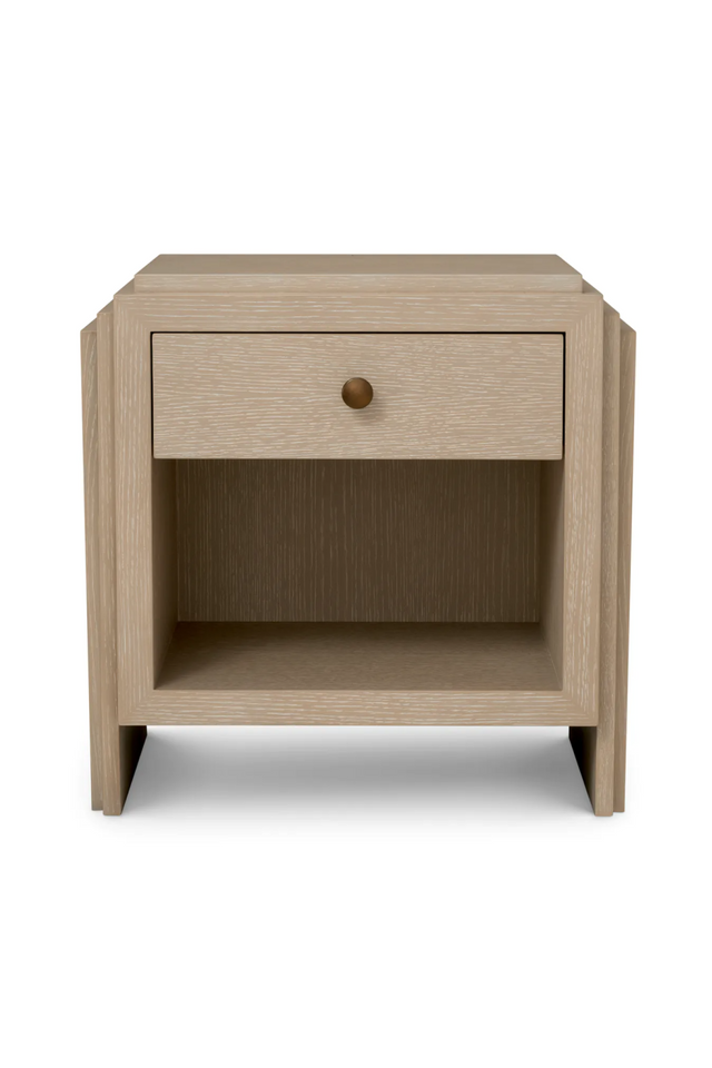 1-Drawer Oak Nightstand | Eichholtz ArtDeco | Oroa.com