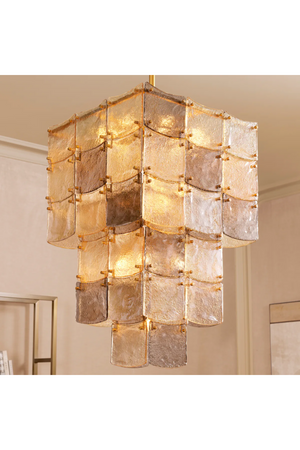 Glass Tiered Chandelier | Eichholtz Laurent | Oroa.com