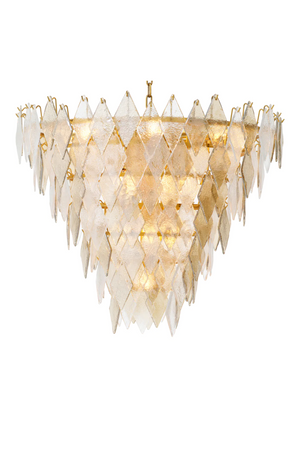 Sugared Glass Chandelier | Eichholtz Rhombus | Oroa.com
