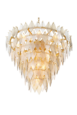 Sugared Glass Chandelier | Eichholtz Rhombus | Oroa.com