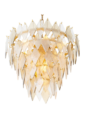 Sugared Glass Chandelier | Eichholtz Rhombus | Oroa.com