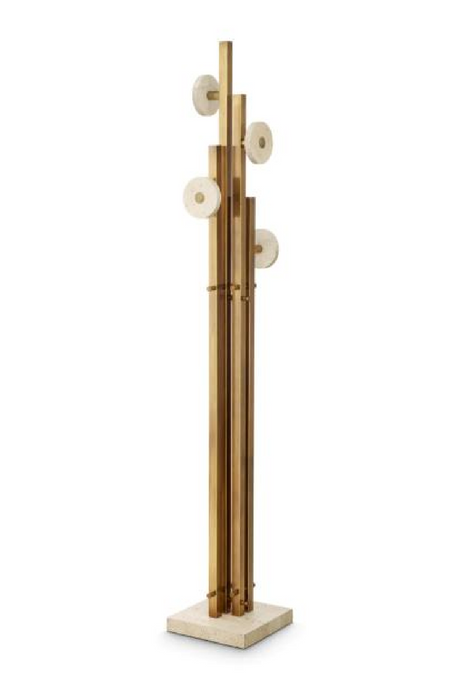 Vintage Brass Coat Rack | Eichholtz Amadorac | Oroa.com