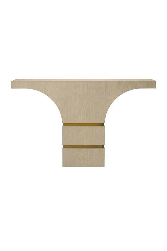 Washed Oak Veneer Console Table | Eichholtz Thaddeus | Oroa.com