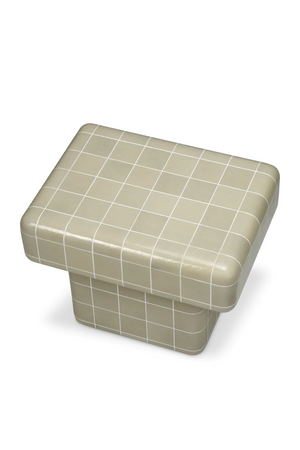 Gray Glazed Outdoor Side Table | Eichholtz Mateo | Oroa.com