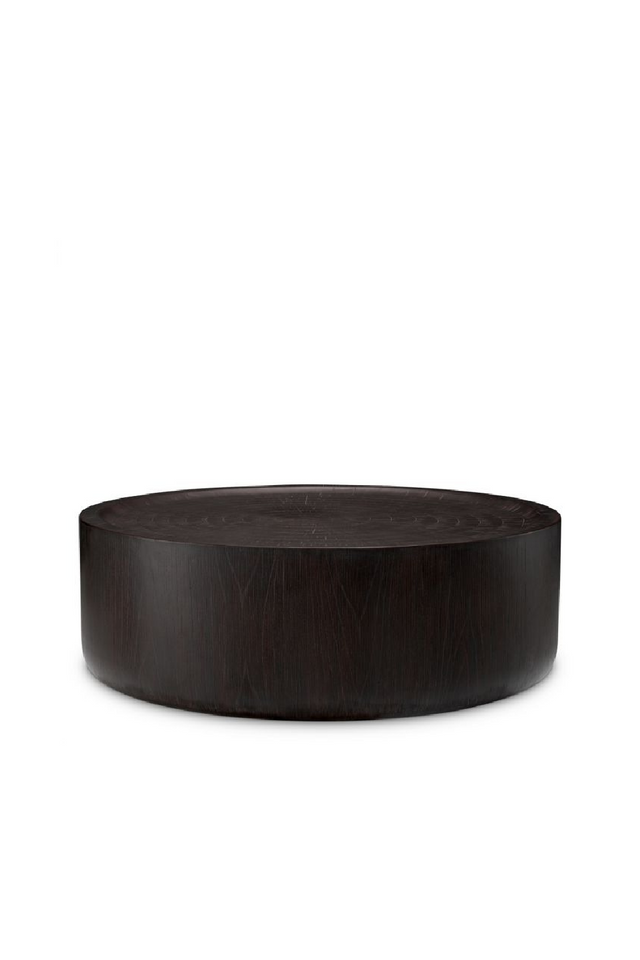 Dark Brown Round Coffee Table | Eichholtz Chambord | Oroa.com