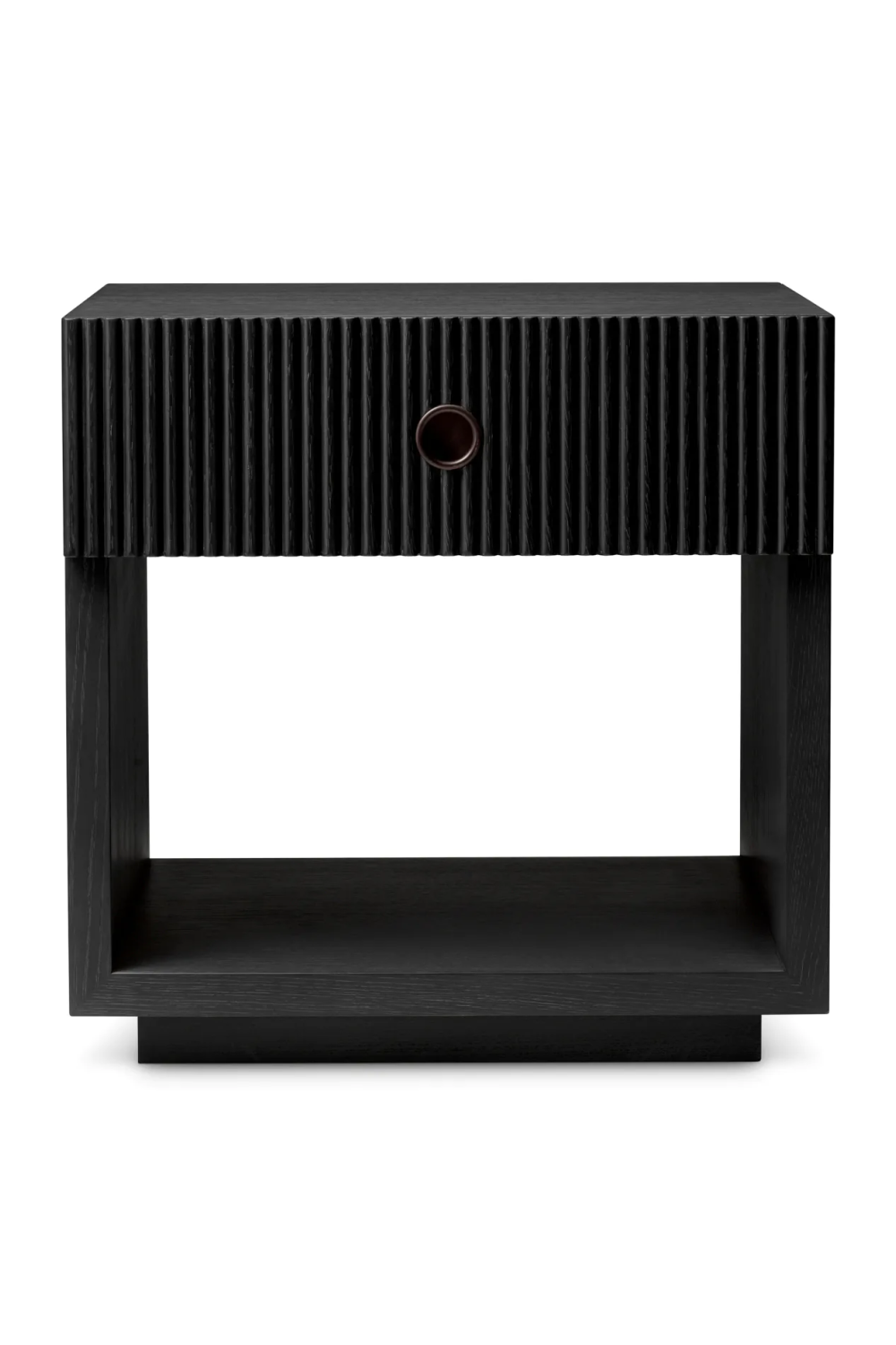Ribbed Wood 1-Drawer Nightstand | Eichholtz Dimitrios | Oroa.com