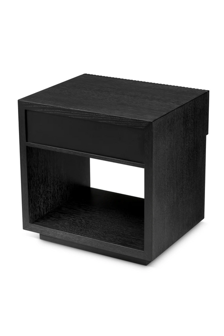 Ribbed Wood 1-Drawer Nightstand | Eichholtz Dimitrios | Oroa.com