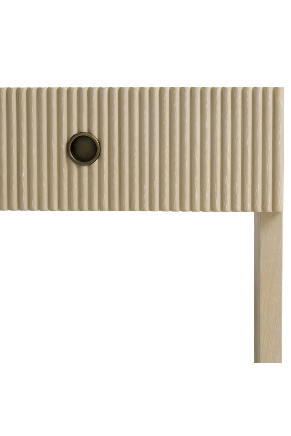 Ribbed Wood 1-Drawer Nightstand | Eichholtz Dimitrios | Oroa.com