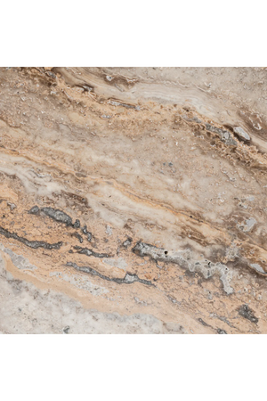 Silver Travertine Rectangular Side Table | Eichholtz Sartoria | Oroa.com