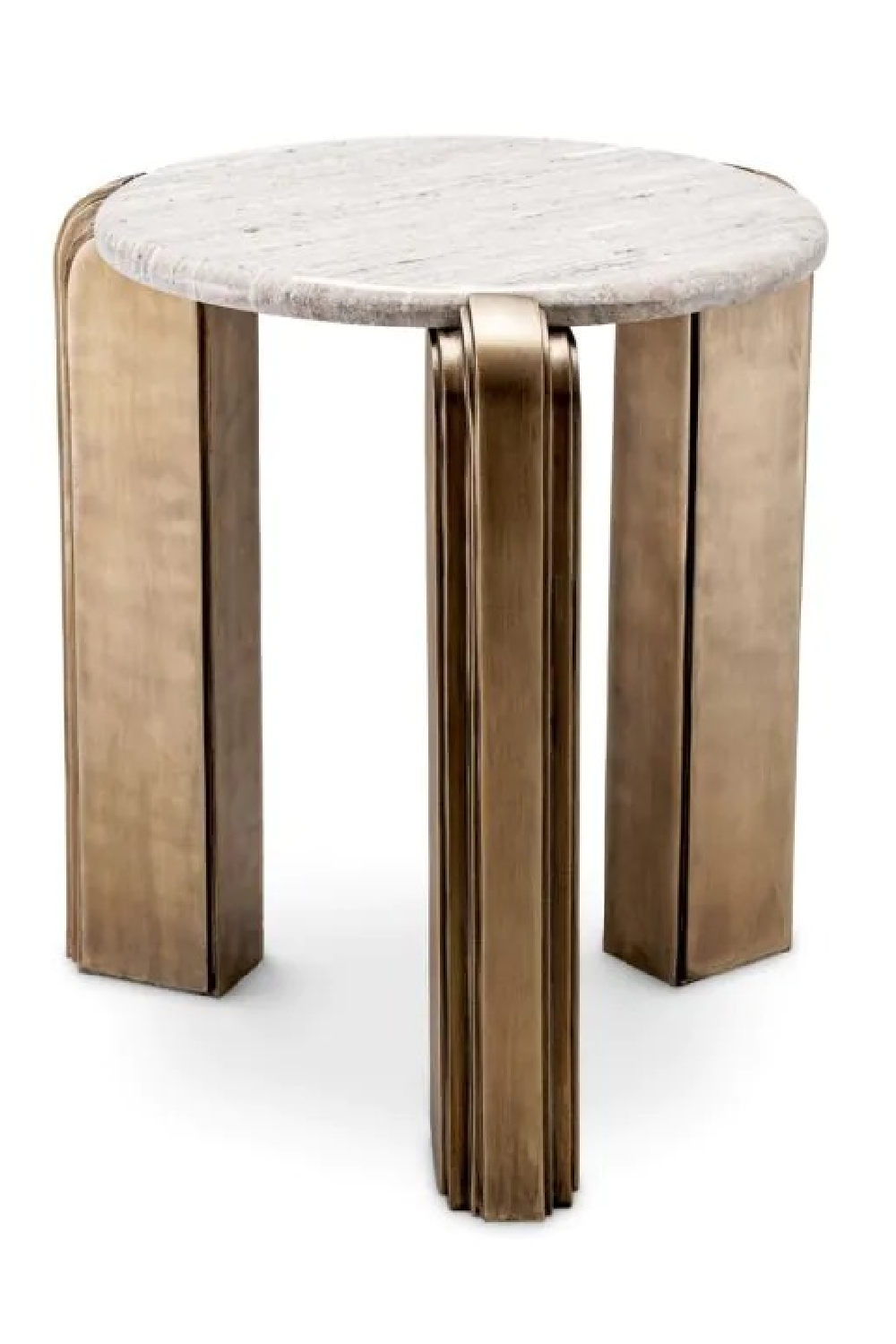 Antique Brass Base Side Table | Eichholtz Albion | Oroa.com