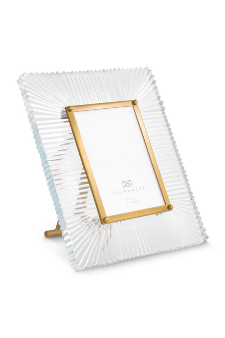 Carved Clear Glass Picture Frame | Eichholtz Camille | Oroa.com