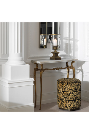 Carved Vintage Brass Console Table | Eichholtz Fabiola | Oroa.com