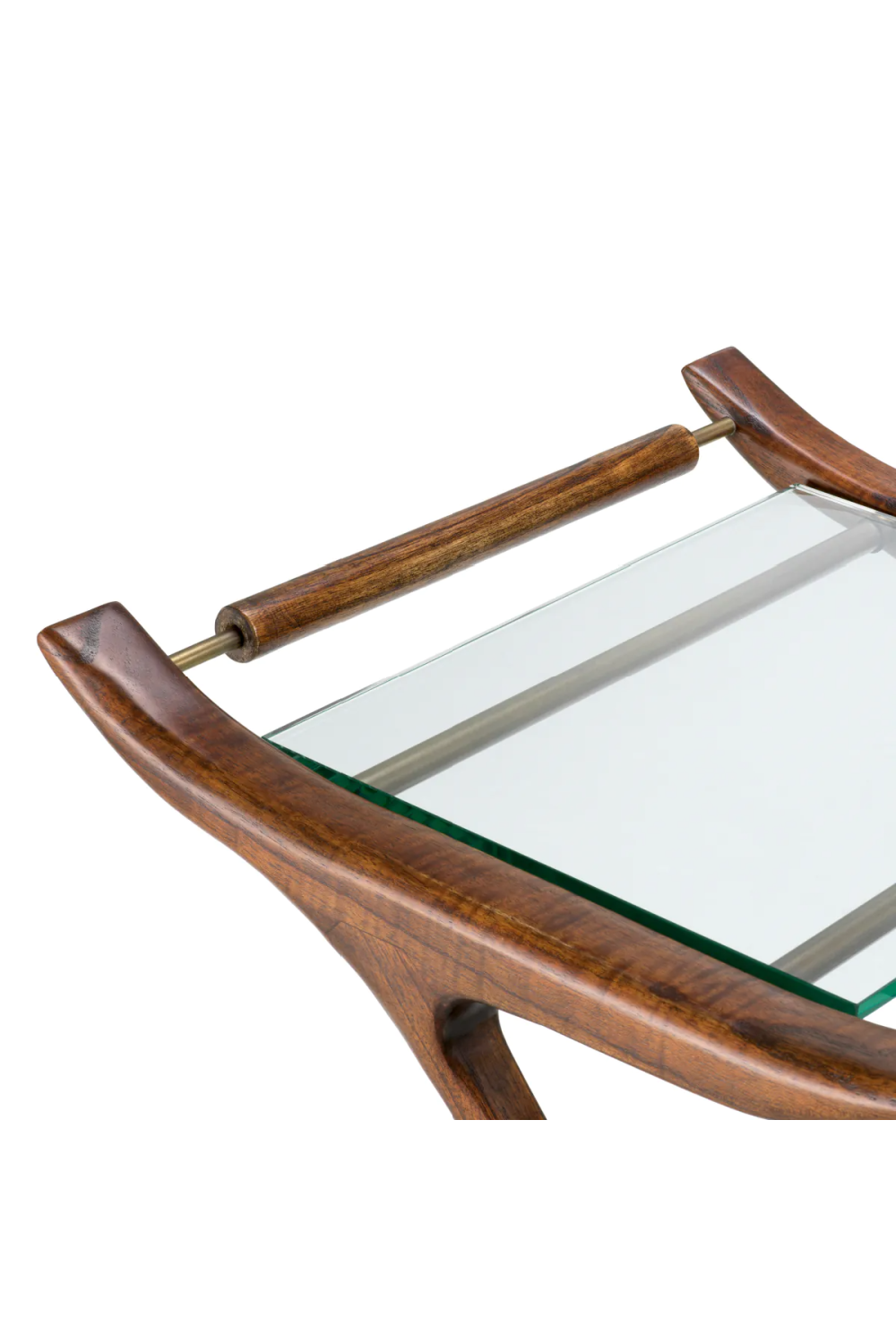 Brown Wooden Double Trolley | Eichholtz Manzo | Oroa.com