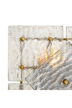Patterned Glass Panels Wall Lamp | Eichholtz Leonora | Oroa.com