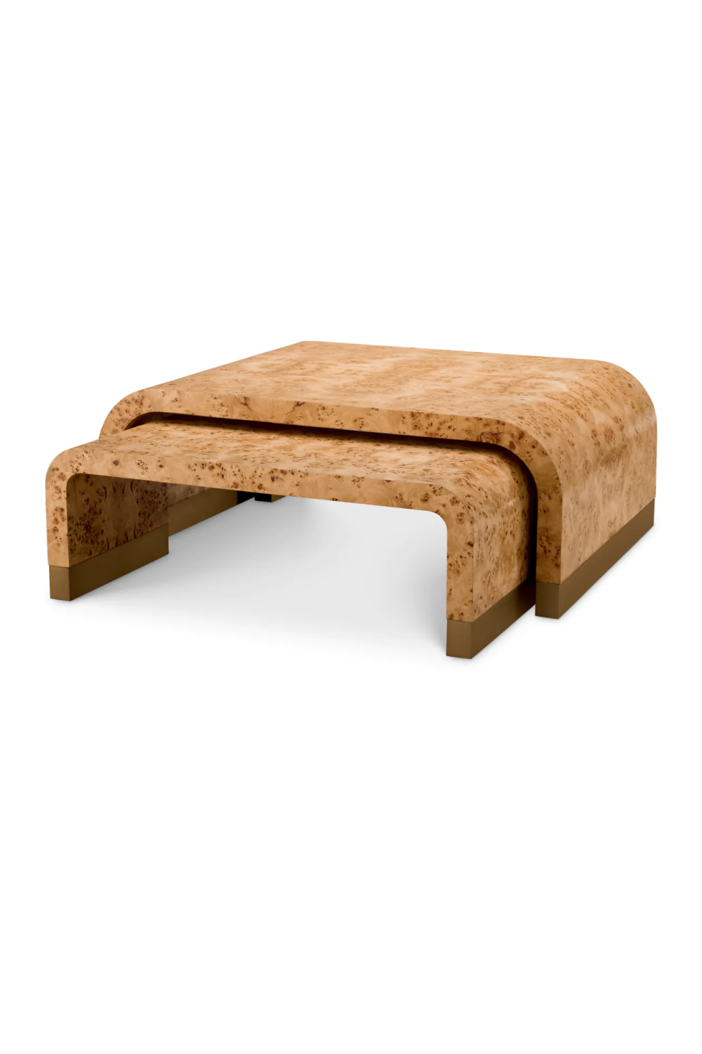 Mappa Burl Coffee Table Set (3) | Eichholtz Quinton | Oroa.com