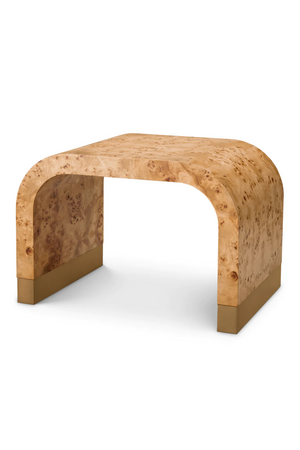 Arched Mappa Burl Side Table | Eichholtz Quinton | Oroa.com