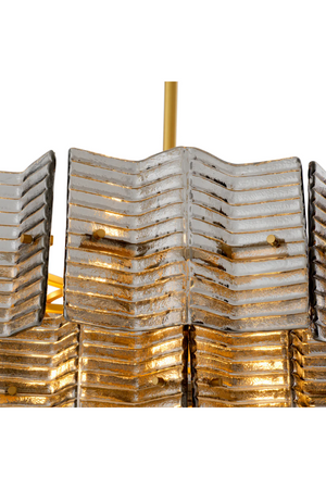 Ribbed Glass Chandelier | Eichholtz Silvano | Oroa.com