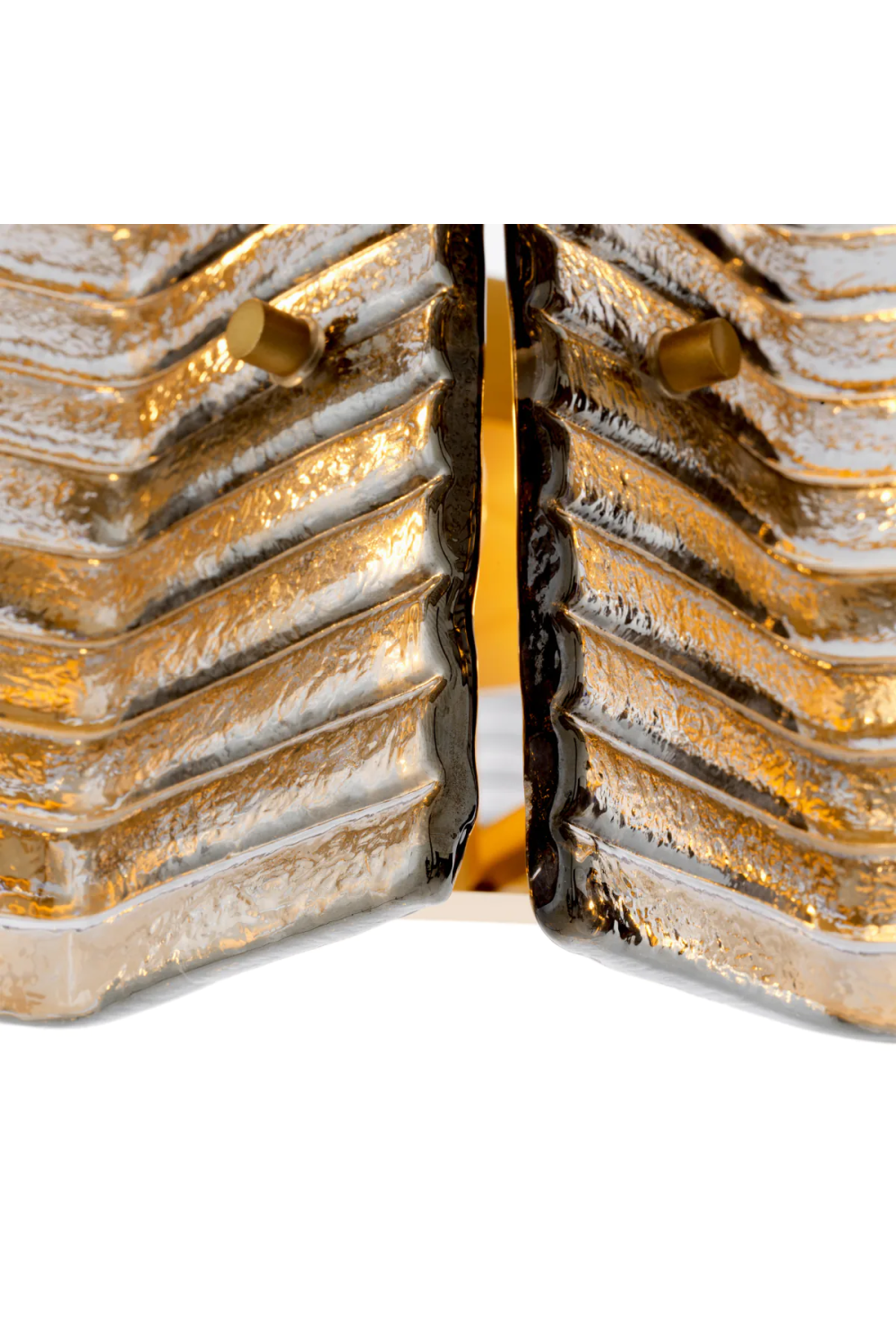 Ribbed Glass Chandelier | Eichholtz Silvano | Oroa.com