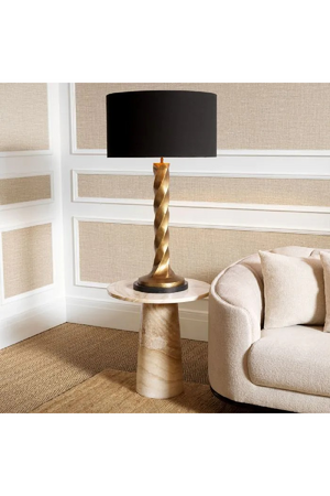 Marble Pedestal Side Table | Eichholtz Terry | Oroa.com