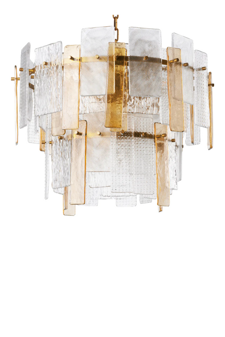 Textured Glass Chandelier | Eichholtz Cassiano | Oroa.com