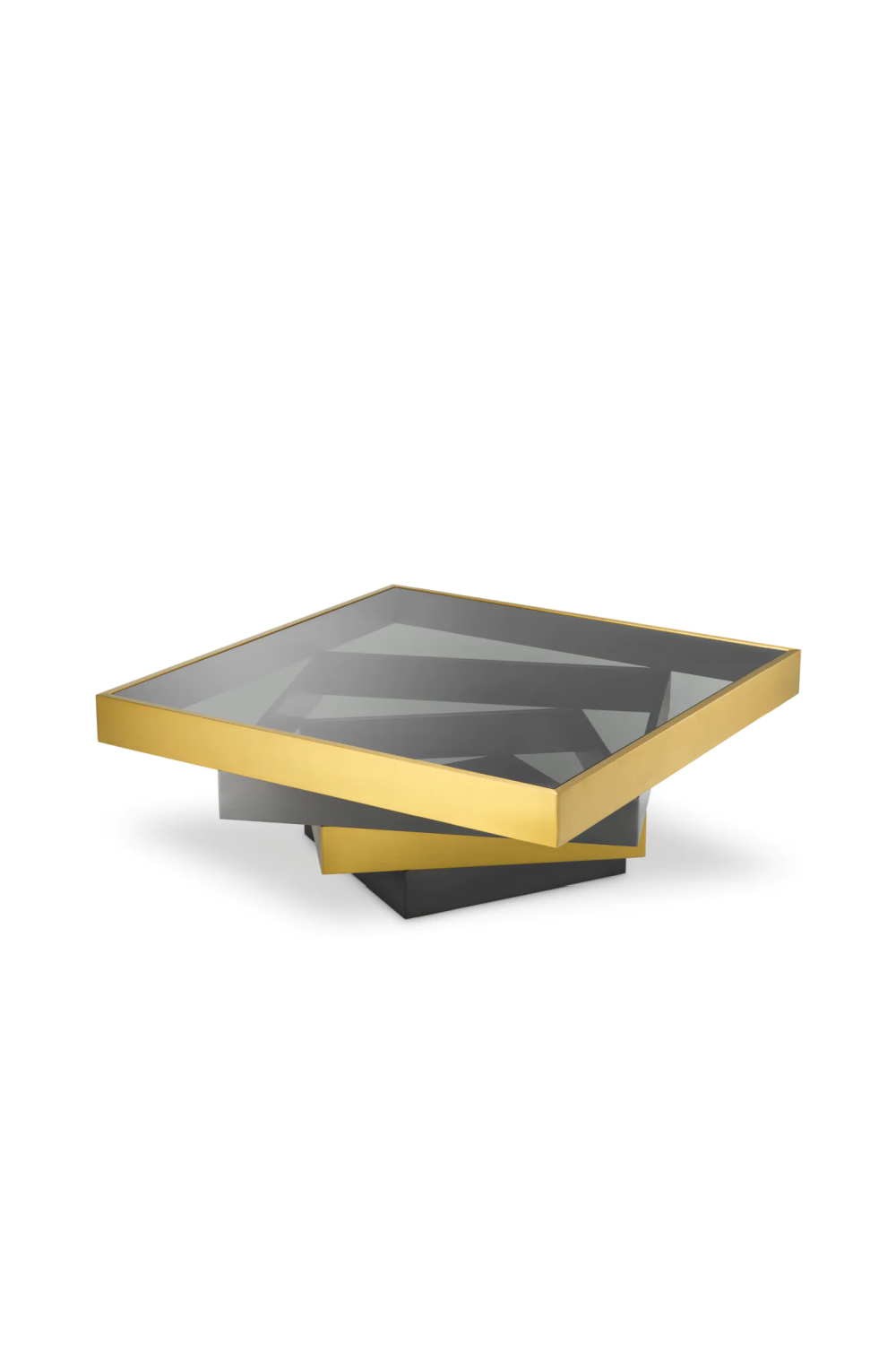 Smoked Glass Tiered Coffee Table | Eichholtz Zamora | Oroa.com