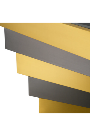 Smoked Glass Tiered Side Table | Eichholtz Zamora | Oroa.com