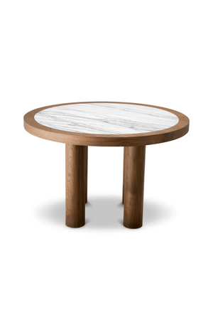 Round Walnut Veneer Dining Table | Eichholtz Presedio | Oroa.com