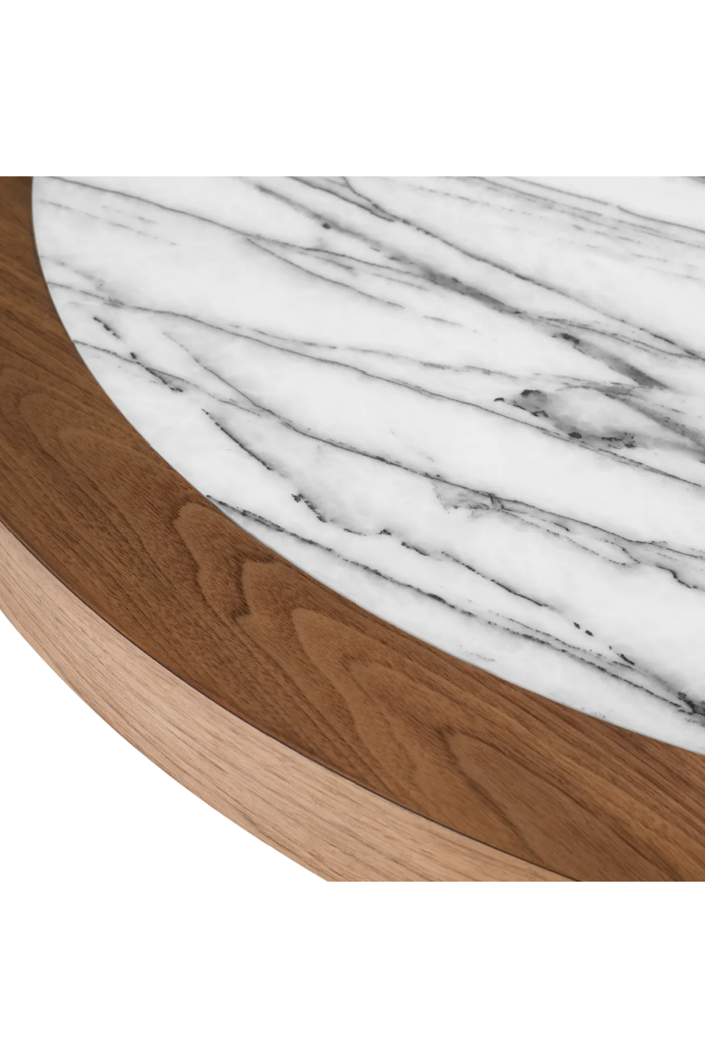 Round Walnut Veneer Dining Table | Eichholtz Presedio | Oroa.com