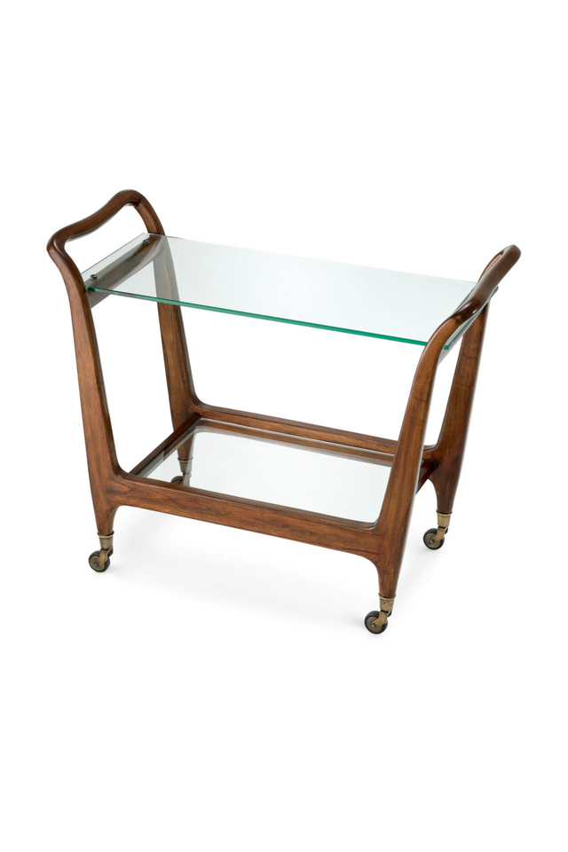 Wooden Framed Glass Trolley | Eichholtz Julianne | Oroa.com
