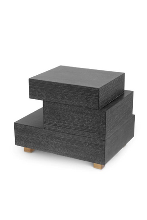 Black Oak 3-Drawer Nightstand | Eichholtz Evendale | Oroa.com
