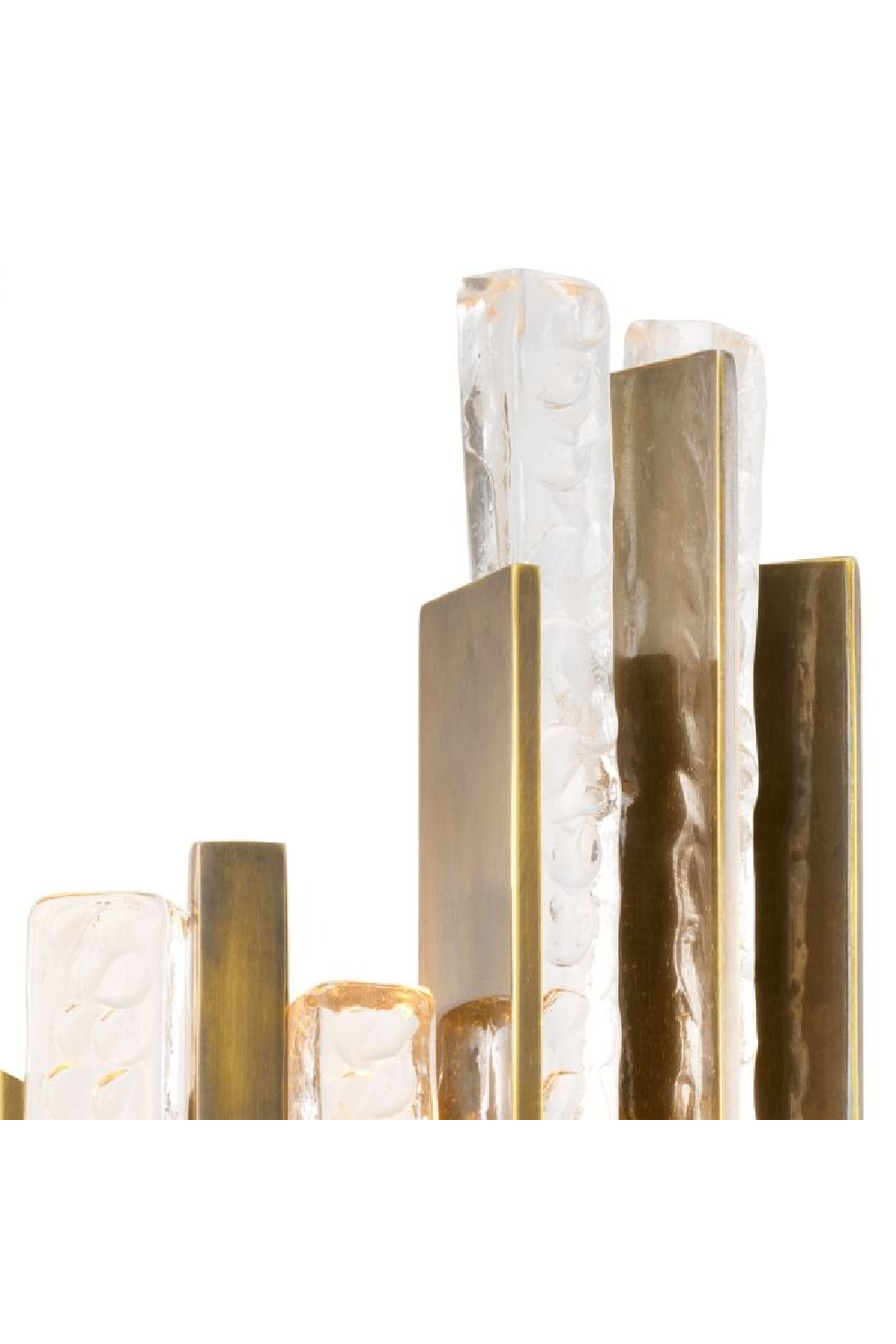 Patterned Glass Panels Wall Lamp | Eichholtz Leonora | Oroa.com