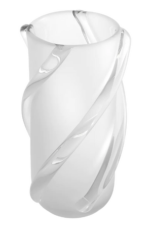 Frosted White Glass Vase | Eichholtz Celestino | Oroa.com