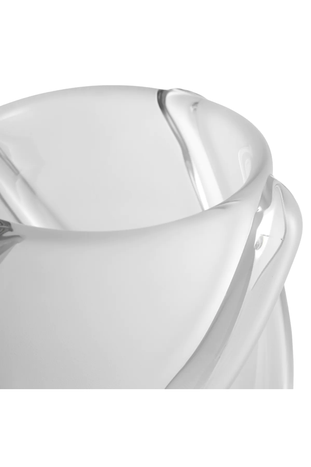 Frosted White Glass Vase | Eichholtz Celestino | Oroa.com