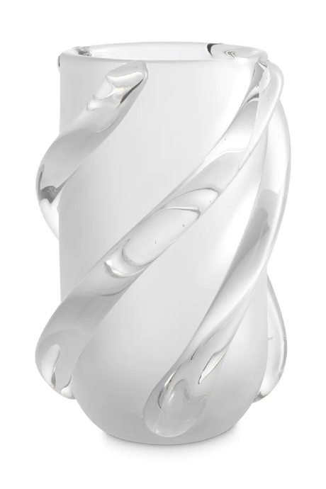 Frosted White Glass Vase | Eichholtz Celestino | Oroa.com