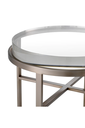 Round Glass Side Tables (2) | Eichholtz Hoxton | Oroa.com