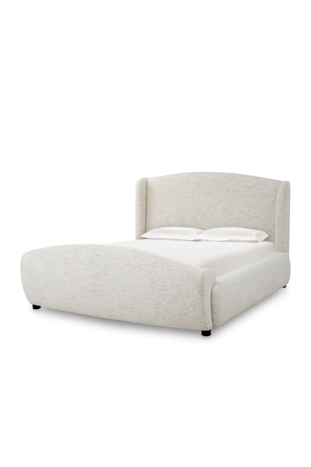 Off-White Upholstered Bed Frame | Eichholtz Mellory | Oroa.com