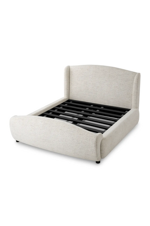 Off-White Upholstered Bed Frame | Eichholtz Mellory | Oroa.com