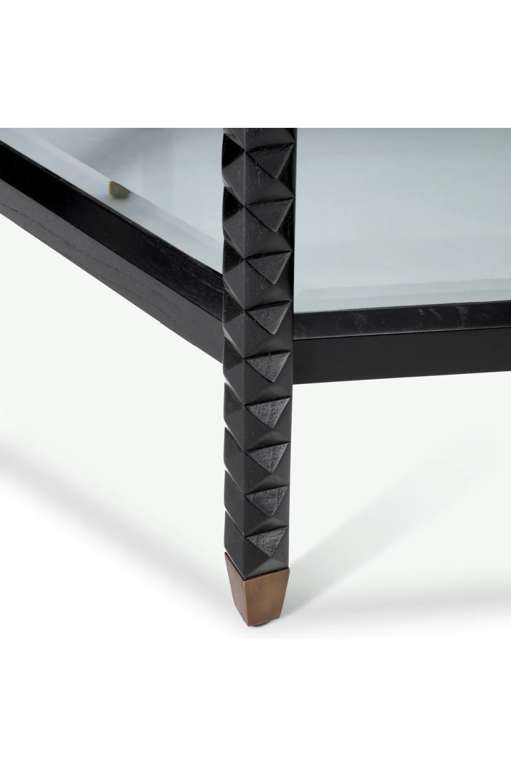 Black Hexagonal Coffee Table | Eichholtz Cornelius | Oroa.com