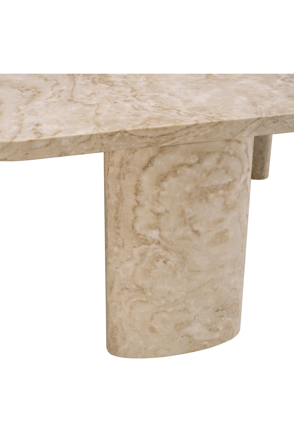 Hexagonal Travertine Coffee Table | Eichholtz Zenitho | Oroa.com