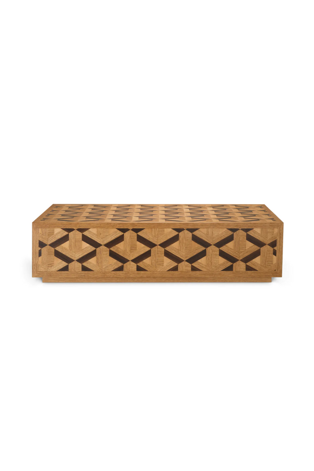 Oak Veneer Inlay Coffee Table | Eichholtz Rubicon | Oroa.com
