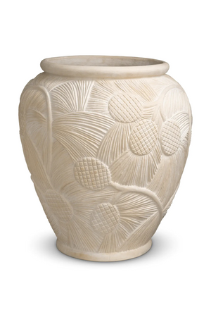Cream Fiberglass Outdoor Planter | Eichholtz Yasmine | Oroa.com